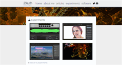 Desktop Screenshot of 29a.ch
